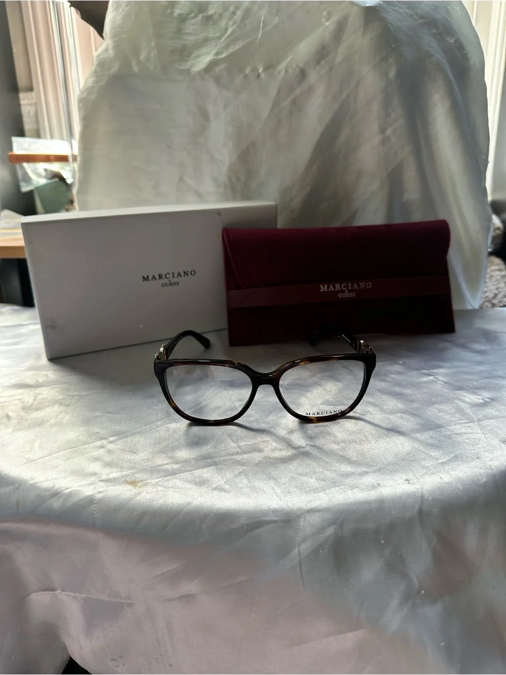 Marciano Women's Tortoiseshell Frame Glasses - Brown
